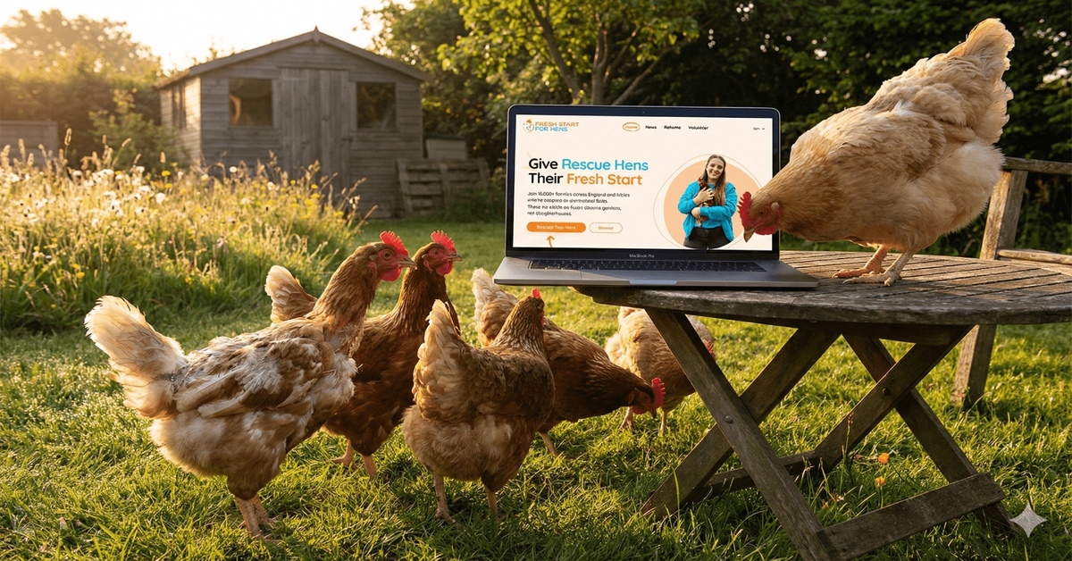 Fresh Start for Hens new website celebration